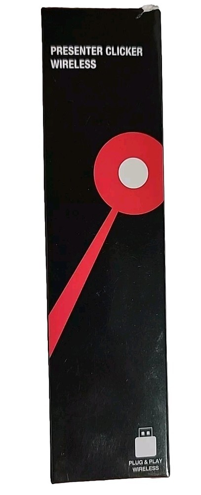 Dinofire Wireless Presenter Support Hyperlink Volume Control RF 2 4ghz. Black