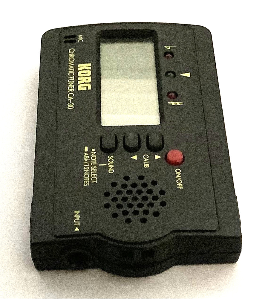 KORG Chromatic Tuner CA-30 - Tested / Working - Includes Box + Instructions