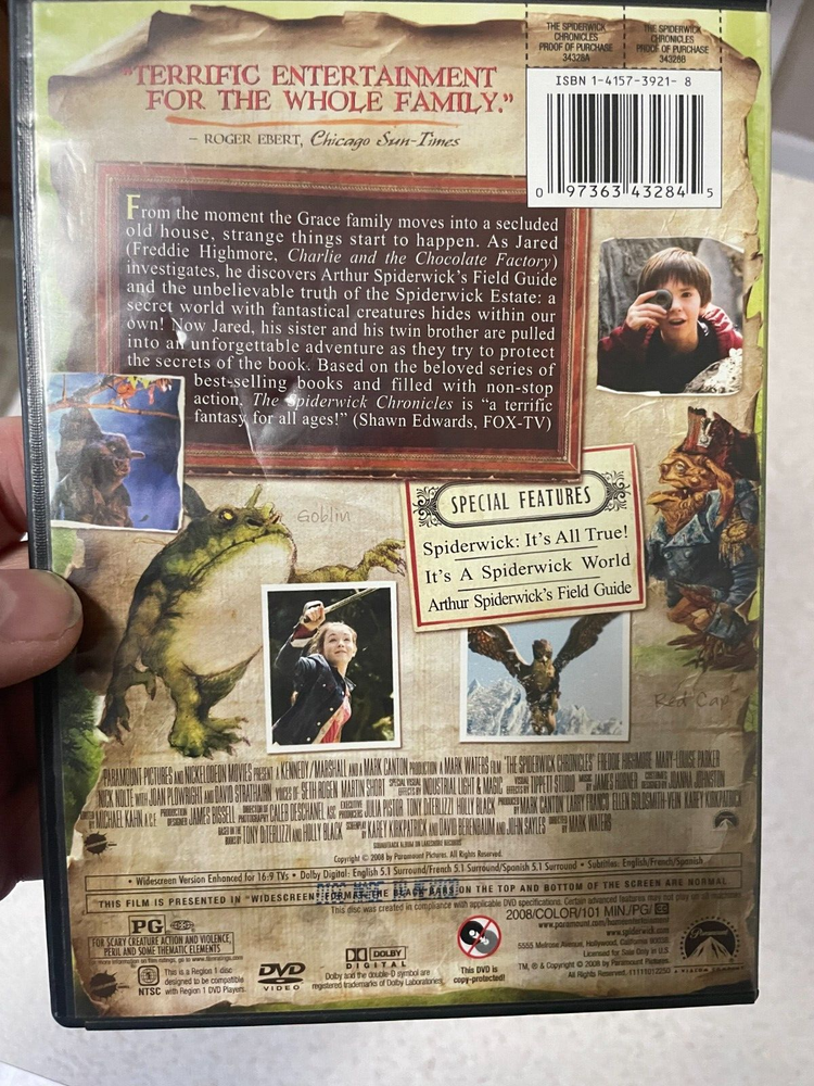 The Spiderwick Chronicles DVD