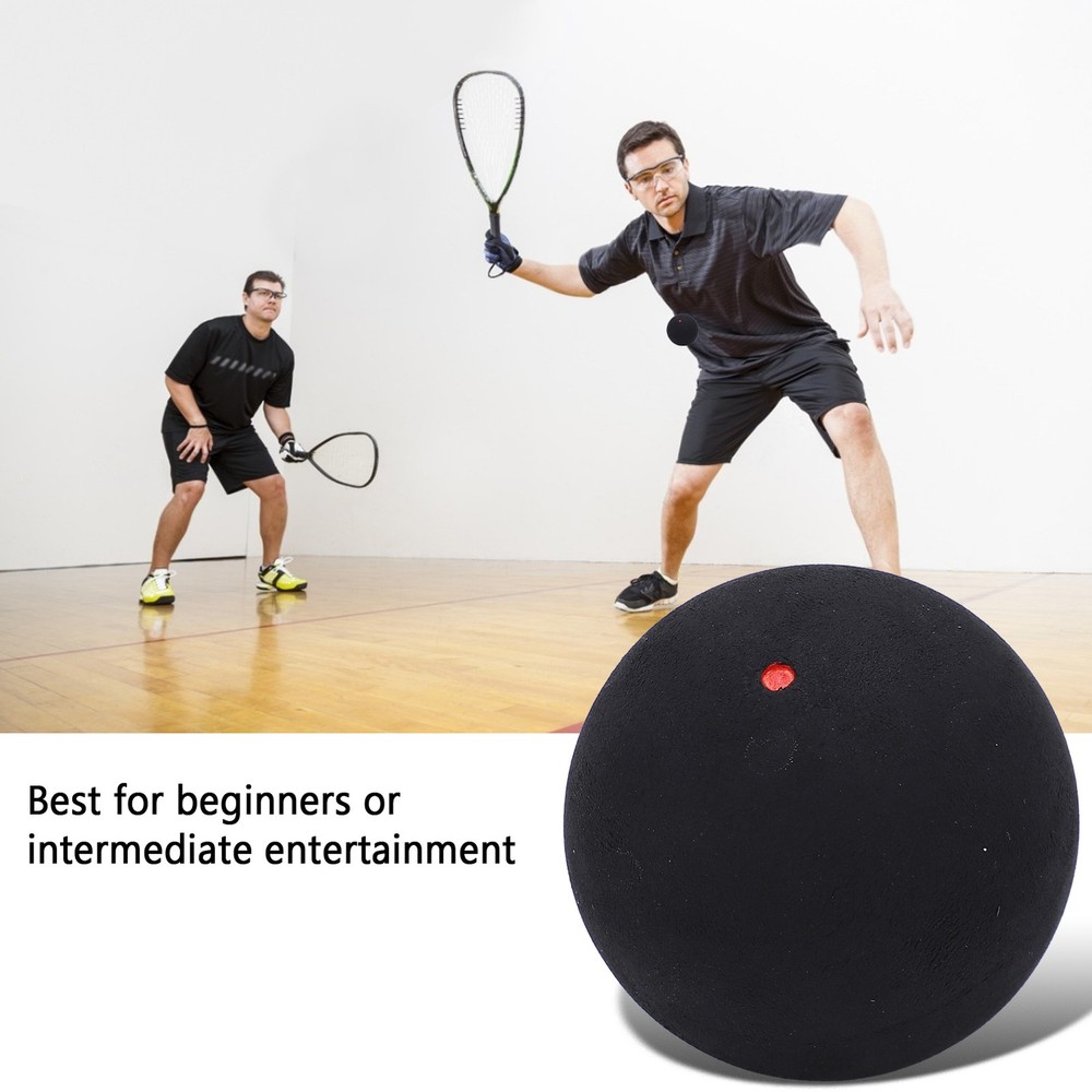 5 X 37mm Single Dot Squash Balls For Beginner Training