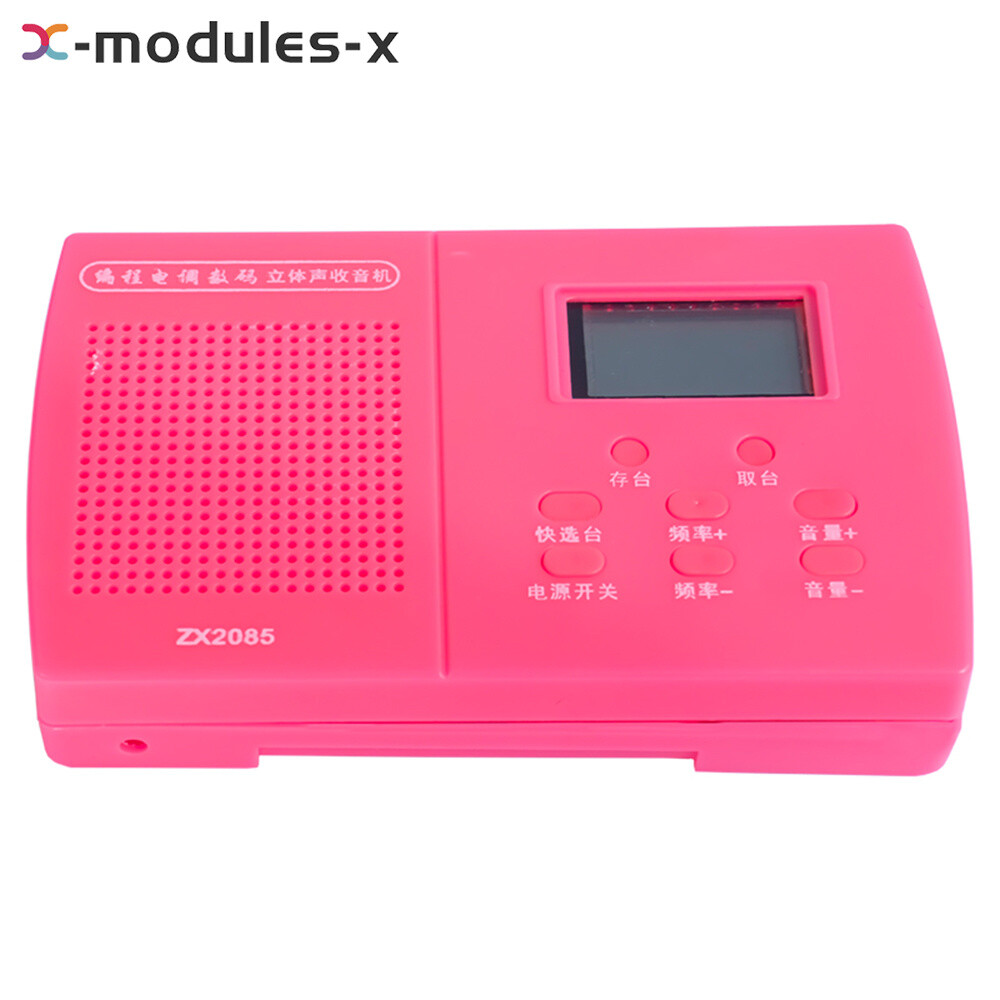 Programming Digital Stereo Radio DIY Kit For Electronic Skill Teaching Practice
