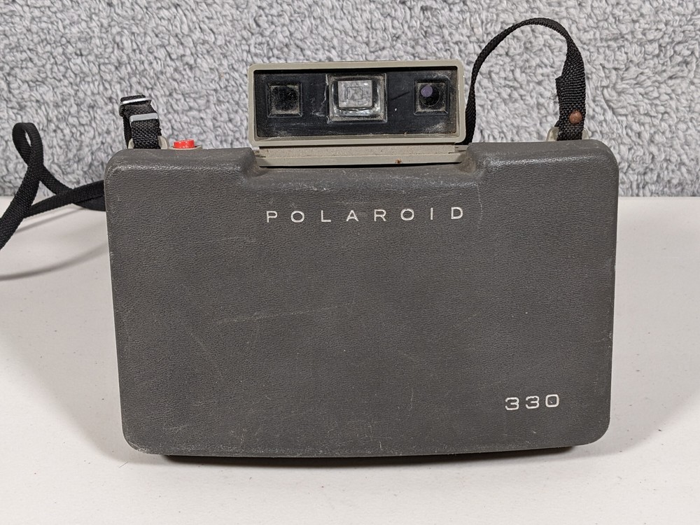 Polaroid Automatic 330 Land Camera Shell Case & Strap
