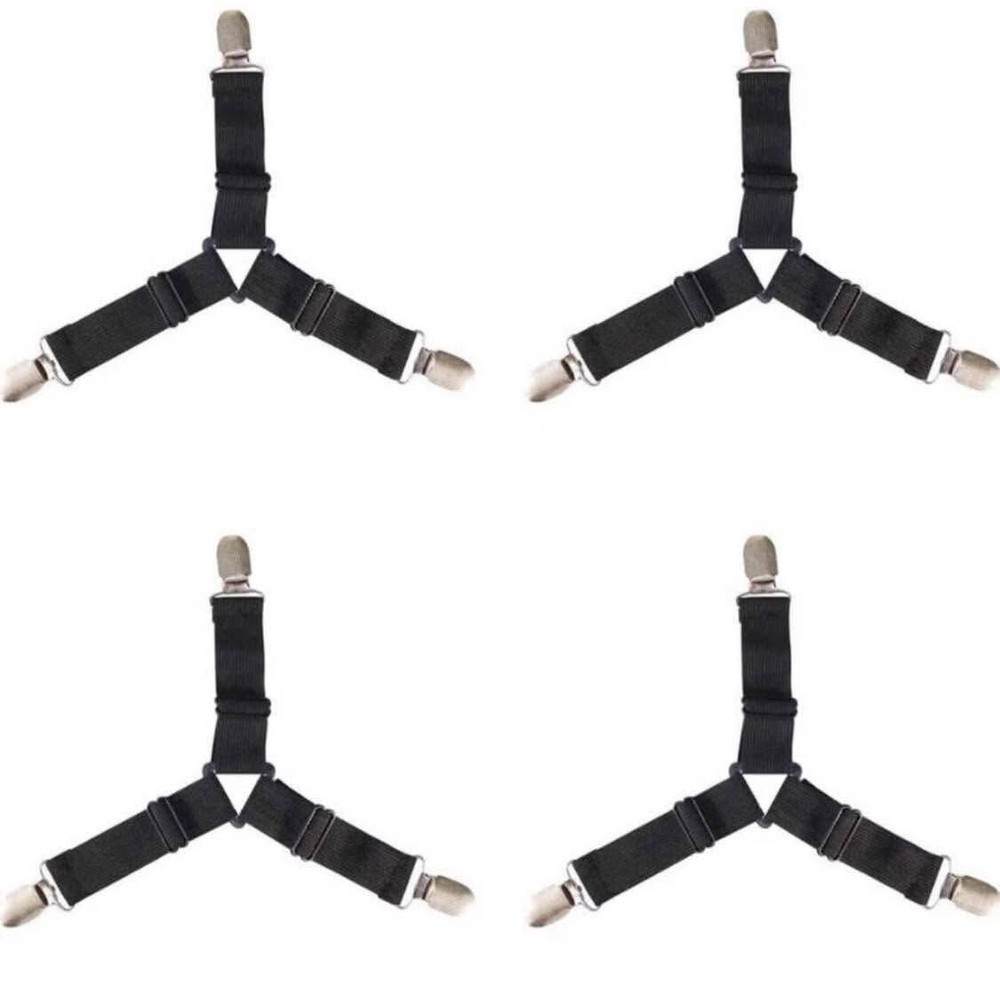 4 pk of 4 Bed Sheet Clips (16 total)