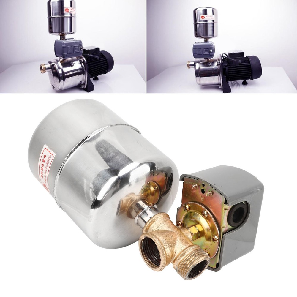Automatic Water Pump Pressure Control Switch Kit For Self-Priming Pumps Use