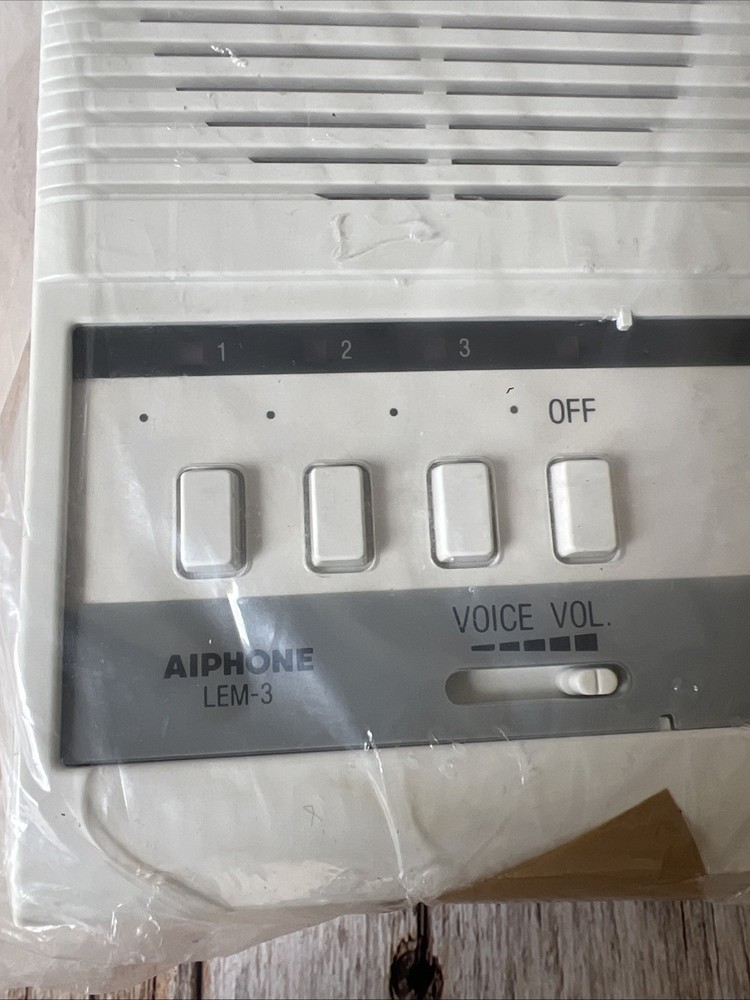 LEM-3 Aiphone Open Call Master Intercom White New