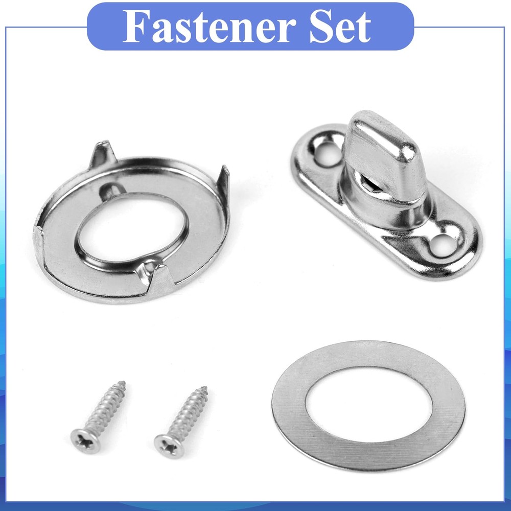 30 Sets Canvas Twist Lock Fasteners Turn Button Fasteners Eyelet and Stud