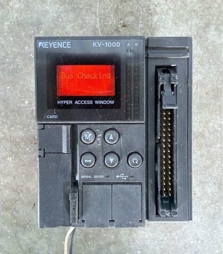 KEYENCE KV-1000 PLC Controller Unit Power On Tested USED