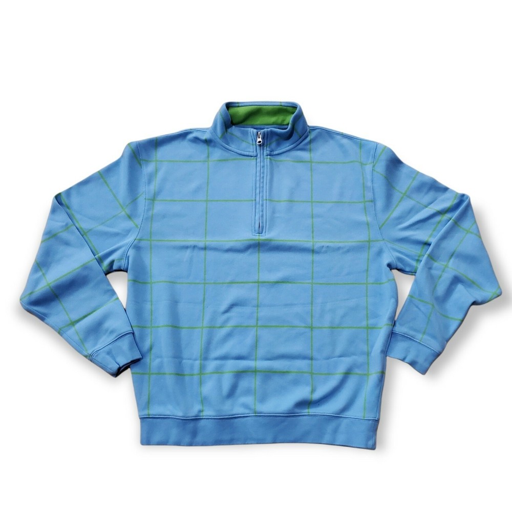 Men's Pull Over Alan Flusser Golf Performance Med Sweater / Jacket Long Sleeve