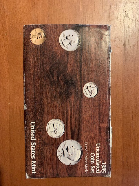 1985 Uncirculated mint set
