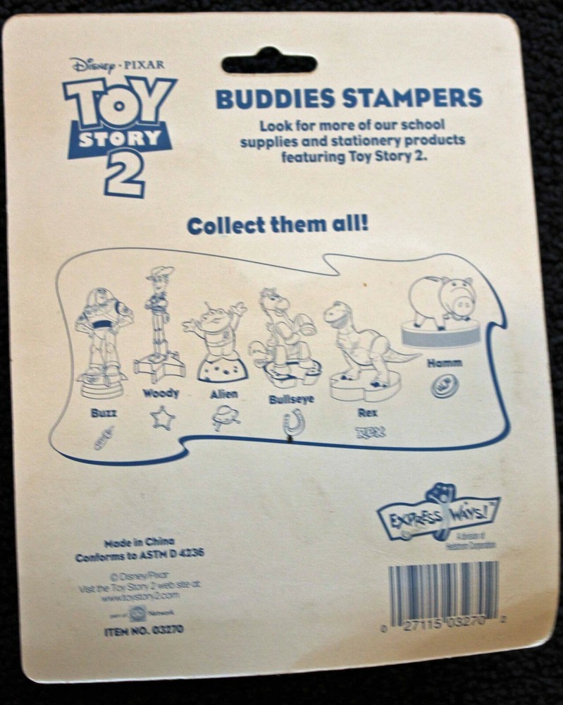 Toy Story 2 Rex & Buzz Stamper Buddies Set!