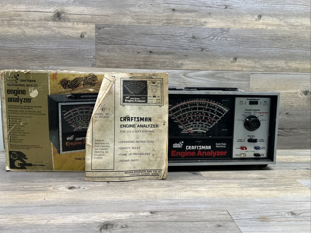 Sears Craftsman Professional Engine Analyzer 2821040