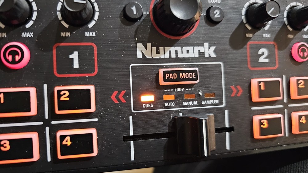 Numark DJ2GO2 Touch | Pocket DJ Controller with Jog Wheel Scratch