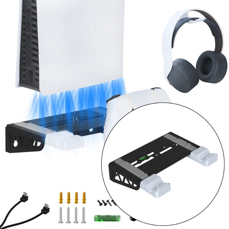 Wall Mounted Stand for Disc Digital Console Multifunctional Storage Bracket