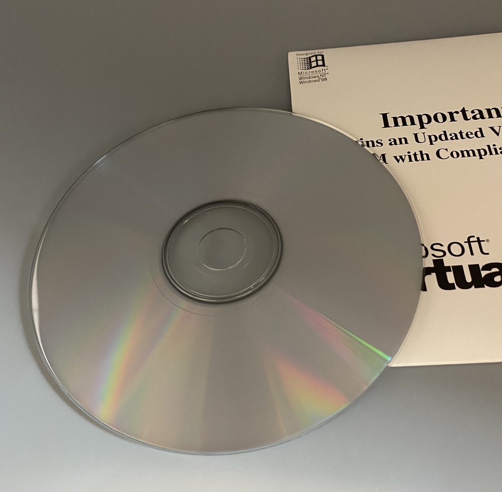 MICROSOFT VIRTUAL MACHINE SOFTWARE CD