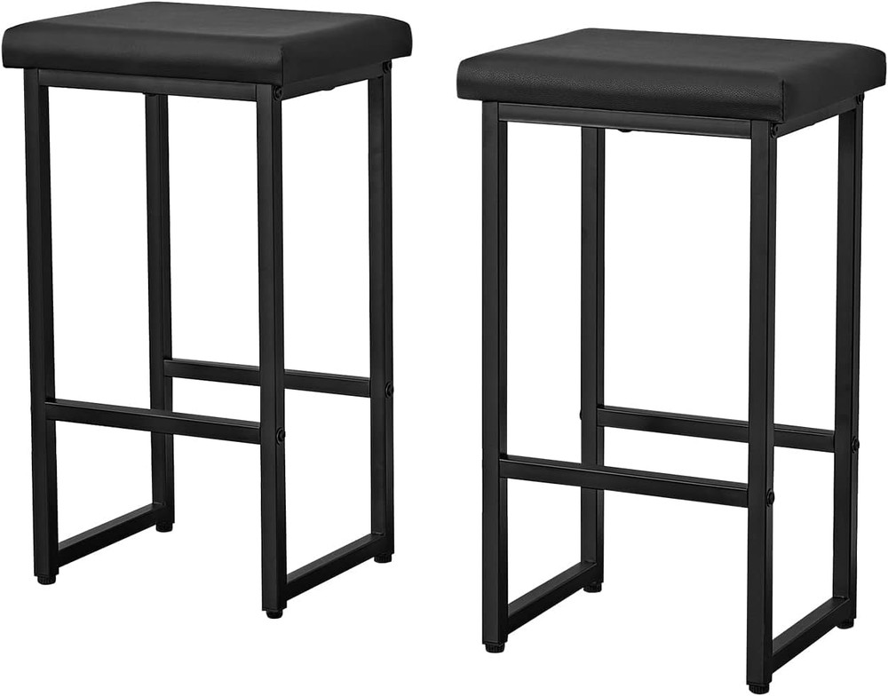 3 Piece Dining Table Set Kitchen Bar Table with Two Stool Storage Shelves Wood C