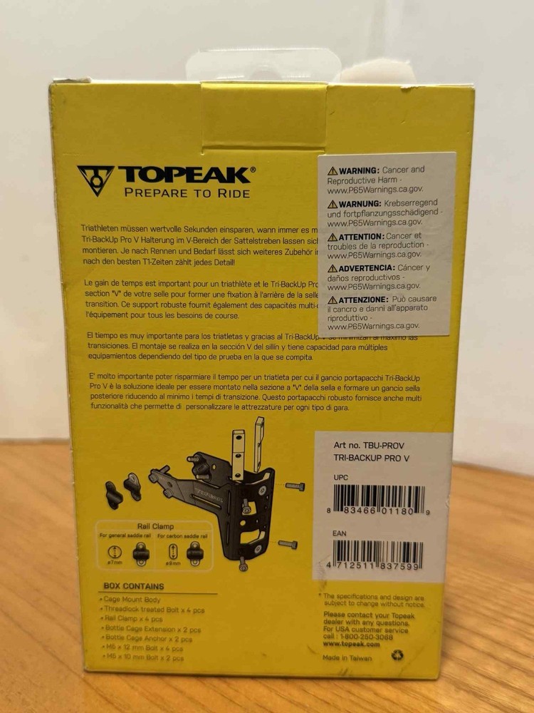 Topeak Tri-Backup Pro V Black | Multi-Combo Capabilities