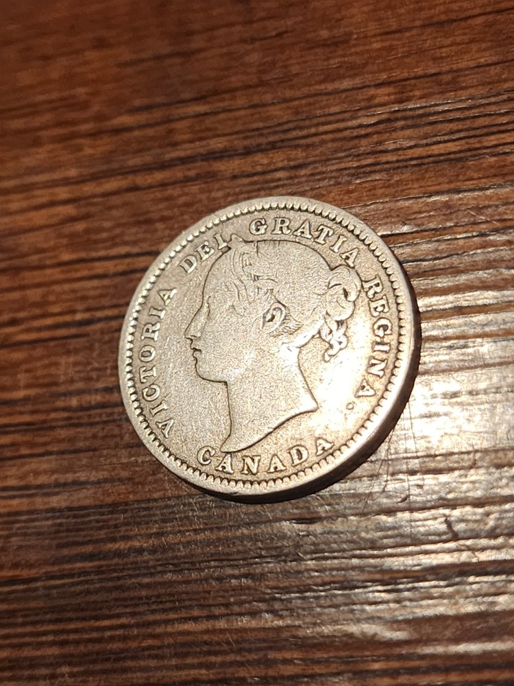 1892 Canada 10 Cents Silver Coin