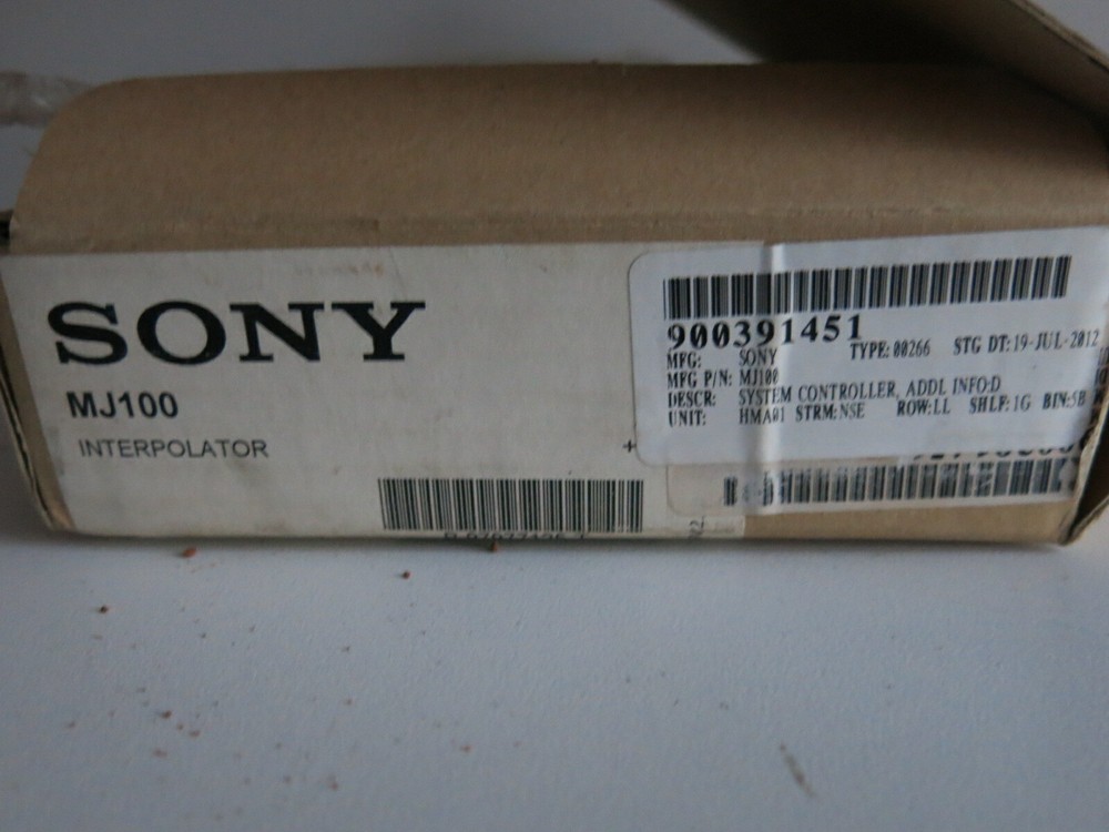SONY MJ100 INTERPOLATOR