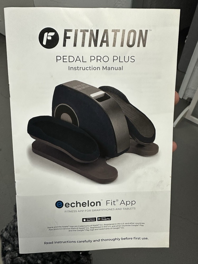 Fitnation Pedal Pro Plus Stepper Programmable Digital Display Purple/Black