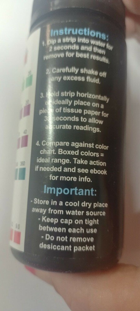 Pool and Spa Test Strips / 100 Strip Pack/ JNW/Testing Direct