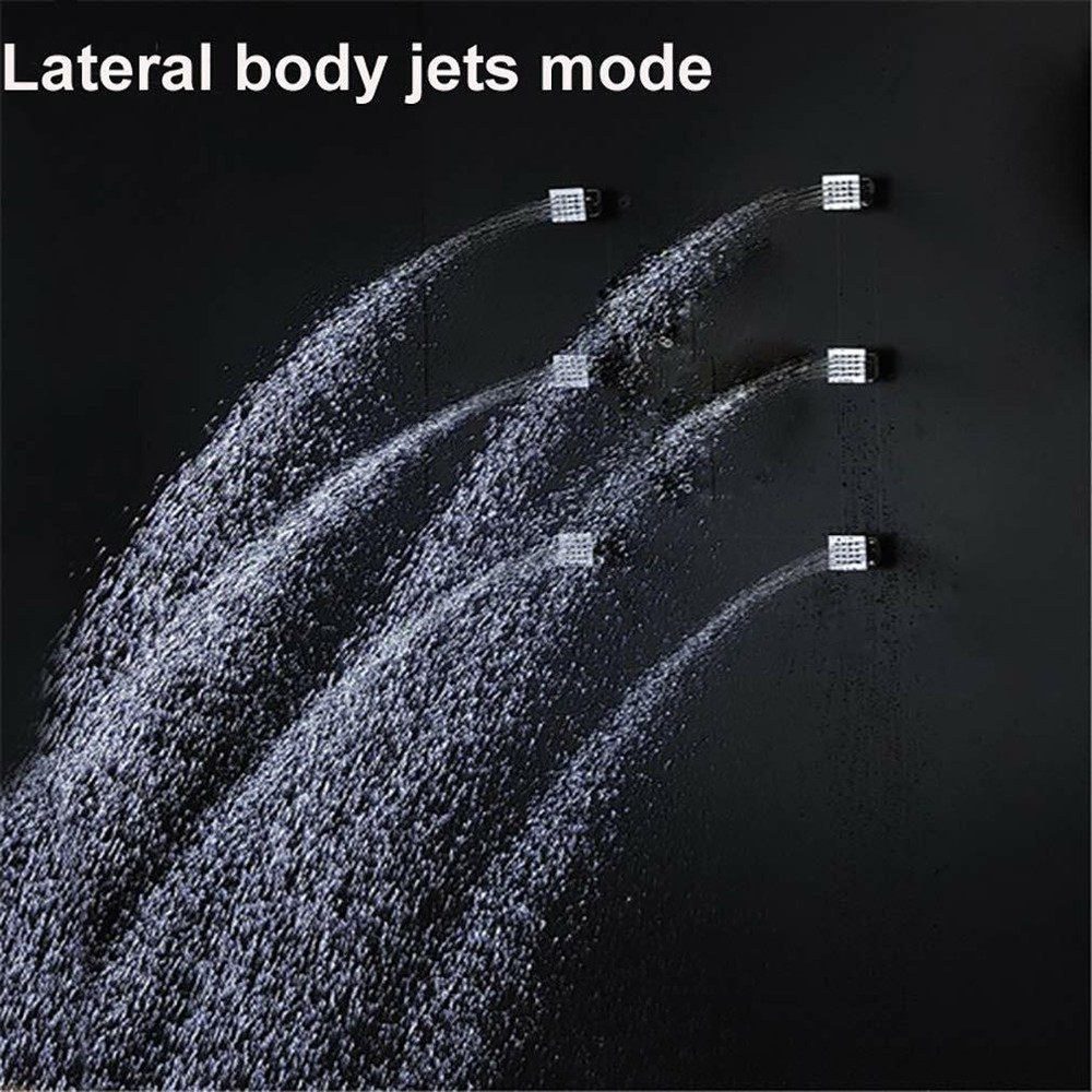High-pressure water saving Best 15"x28" Rectangle Rainfall Multi-Function Shower