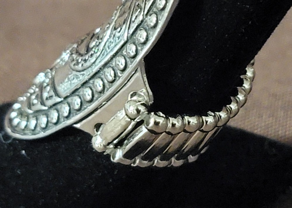 Tiki Trail Silver Paparazzi Ring