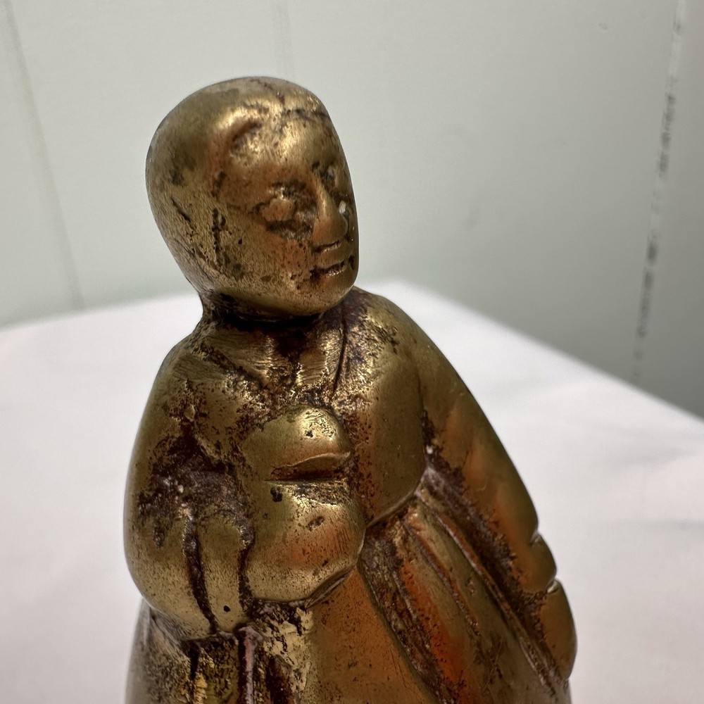 Brass Bell Woman 3"