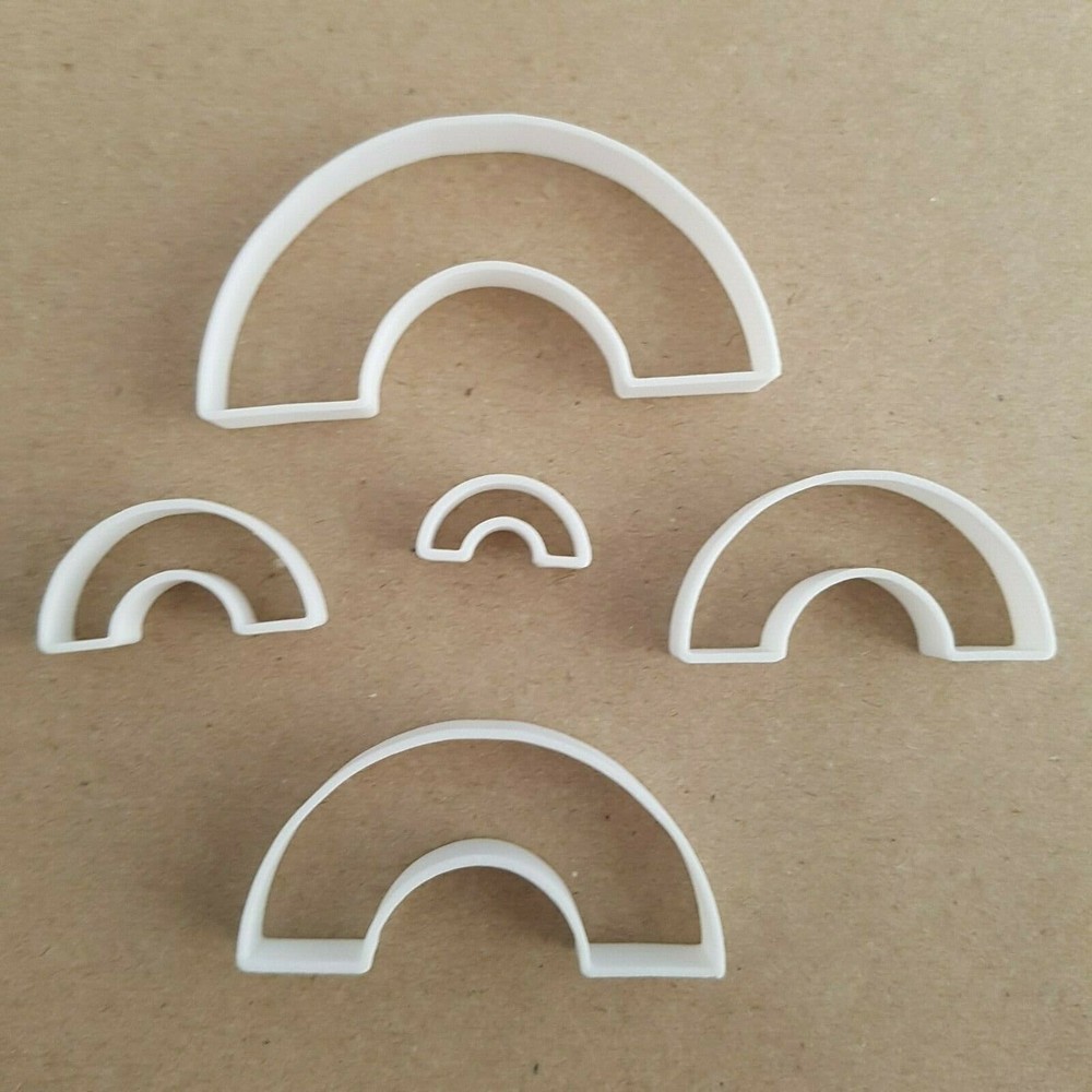 Rainbow Shape Mini Fondant Cutter Small Sugarcraft Icing Tiny Sharp Stencil