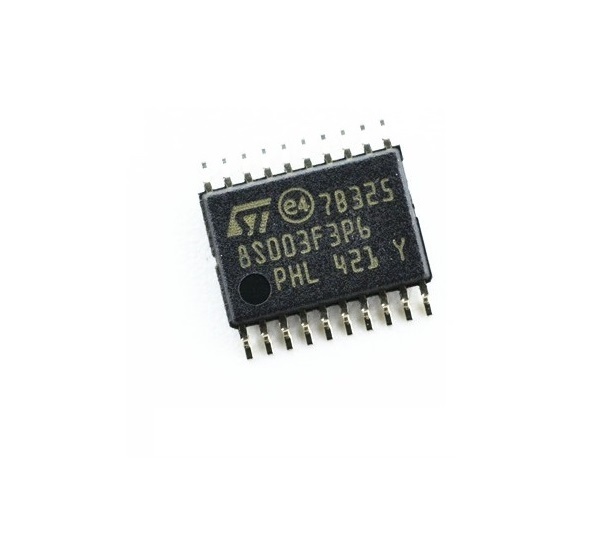 5Pcs STM8S103F3P6 Manu:ST Encapsulation:TSSOP-20 8-Bit Microcontroller