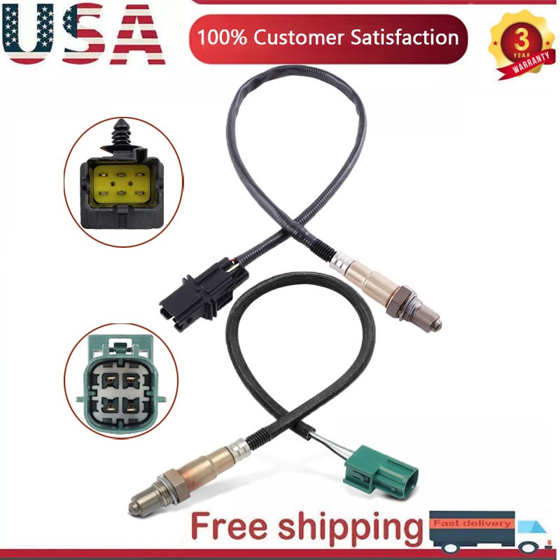 2Pcs Upstream & Downstream O2 Oxygen Sensor For 2003-2006 Nissan Sentra L4 1.8L