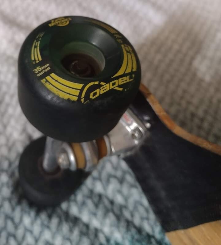 Loaded Flex 2 Fish Longboard Carbon Kryptonics Wheels Tracker Trucks