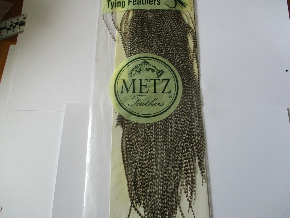 metz saddle grade 2 grizzle hackle feathers fly tying materials