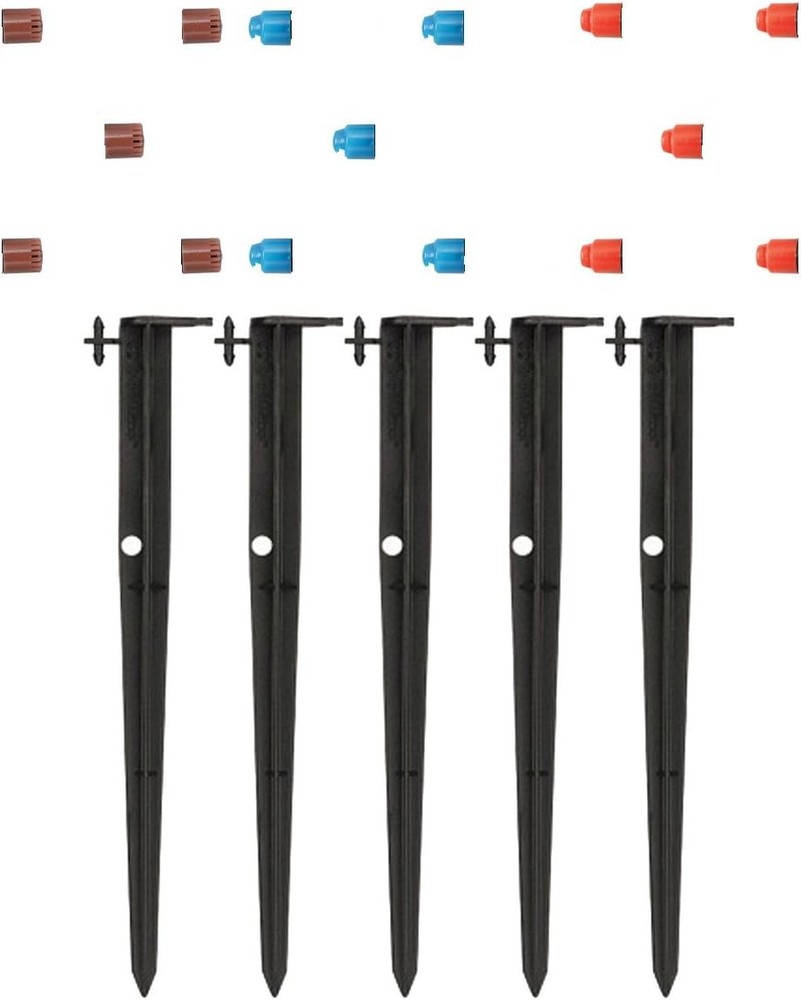 Orbit 65140 5-Pack 1/4" Barb Drip Micro-Sprinkler Full, Half, & Quarter Pattern