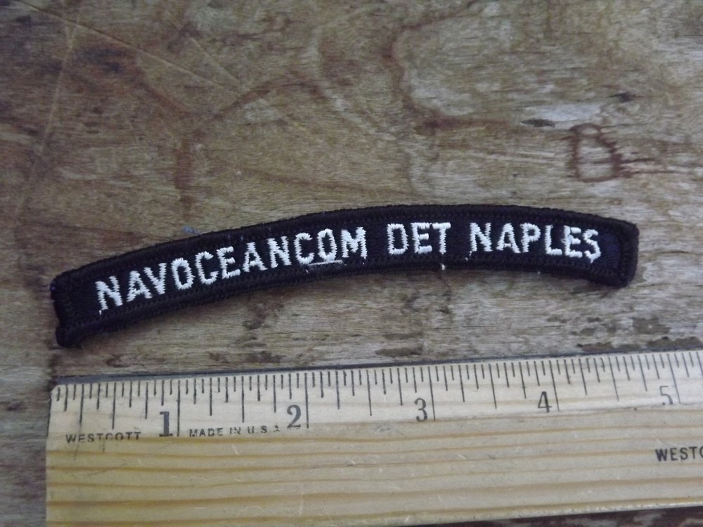Navy NAVOCEANCOM DET NAPLES Tab - INV# C1276