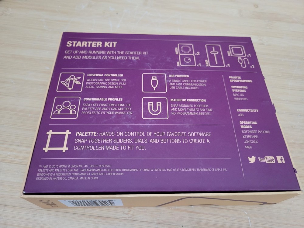 Palette Aluminum Starter Control Surface Kit