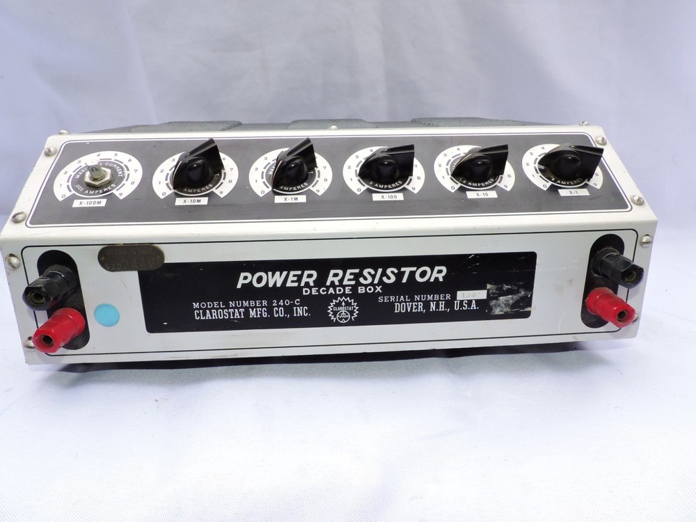 Clarostat Decade Power Resistor Box 240-C