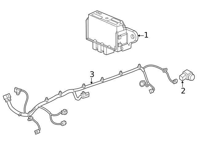 Genuine GM Control Module 84983035