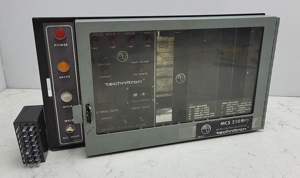 Technitron Mcs 2109 Micro Controlled System For Spot Welder Welding *USED