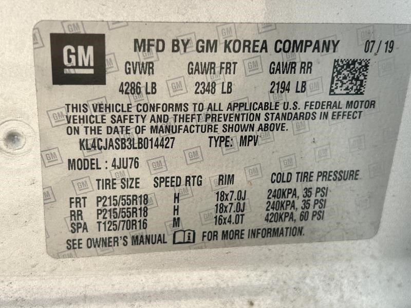 Driver Left Quarter Panel Fits 13-22 ENCORE 104642618