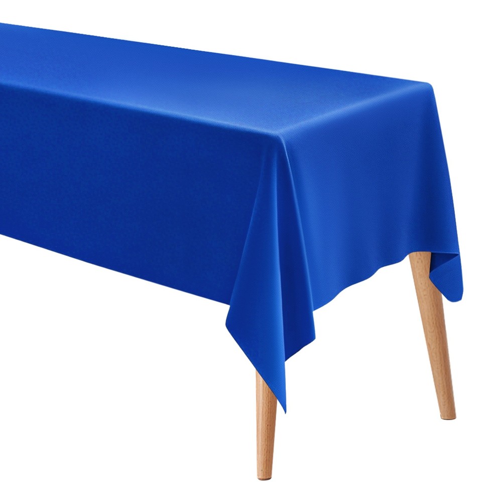 160x250cm Rectangle Tablecloth, Thickened Polyester Table Cloth Sapphire Blue