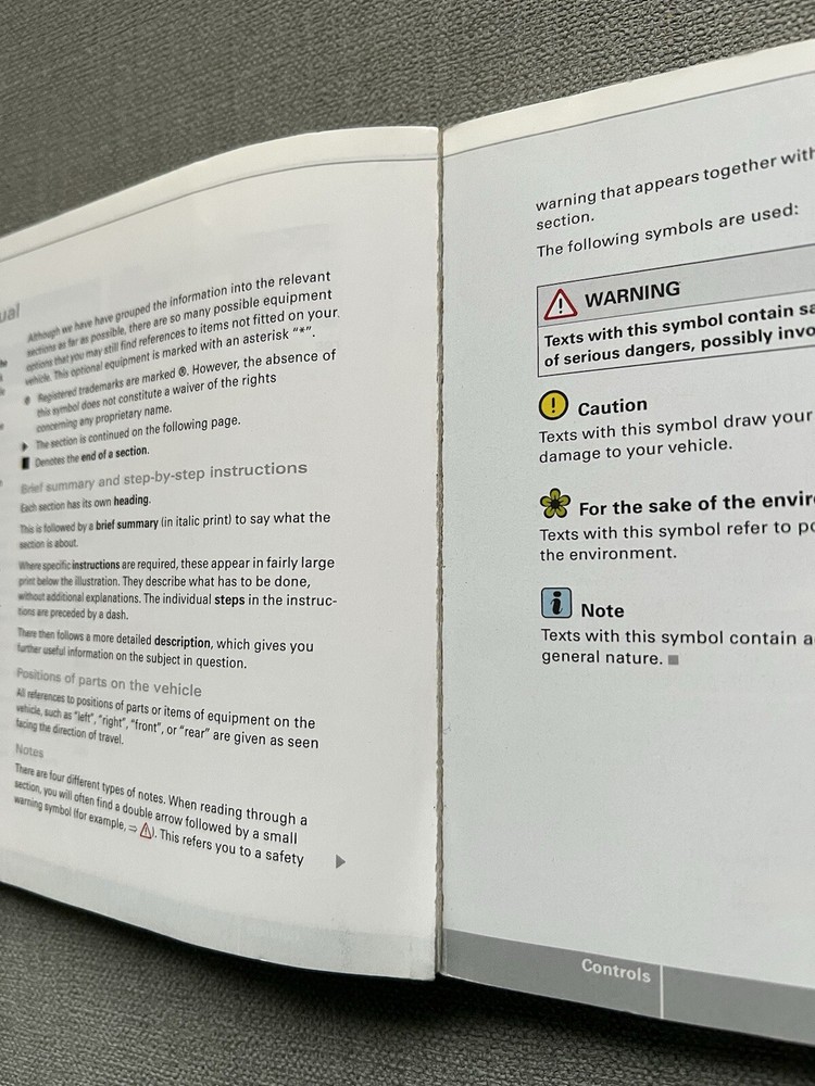Audi A3 Owners Manual Handbook Pack 03-05