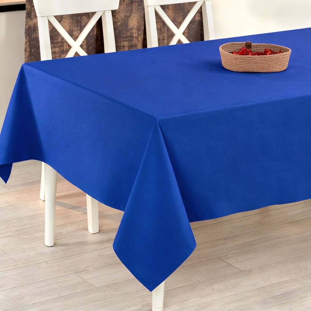 160x250cm Rectangle Tablecloth, Thickened Polyester Table Cloth Sapphire Blue