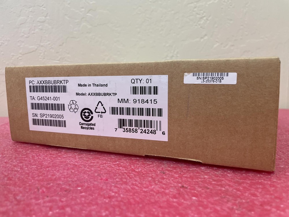 INTEL ACCESSORY AXXBBUBRKTP BACKUP UNIT PCI EXPRESS SLOT MOUNTING BRACKET