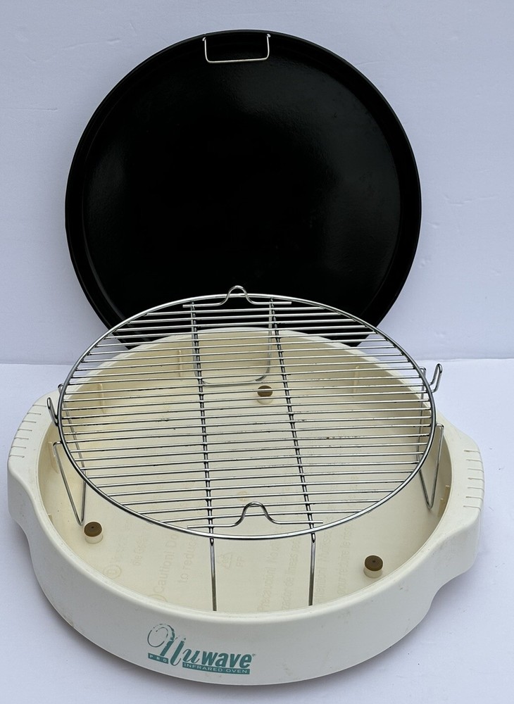 Original Oven Base Drip Pan Rack Replacement Set 20301-20304 White Nuwave Pro