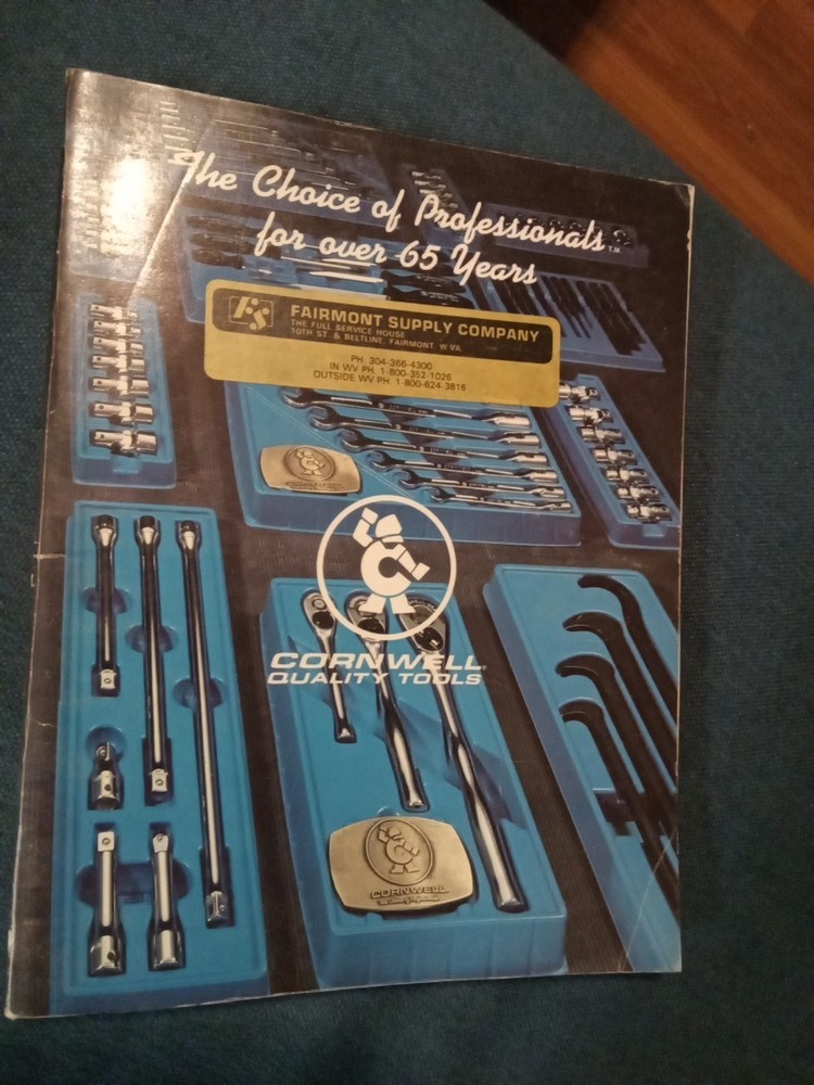 Vintage Cornwell Tool Catalog