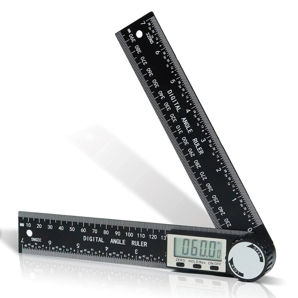 Third Generation Protractor Angle Finder Digital Angle Ruler with 7Inch 200Mm