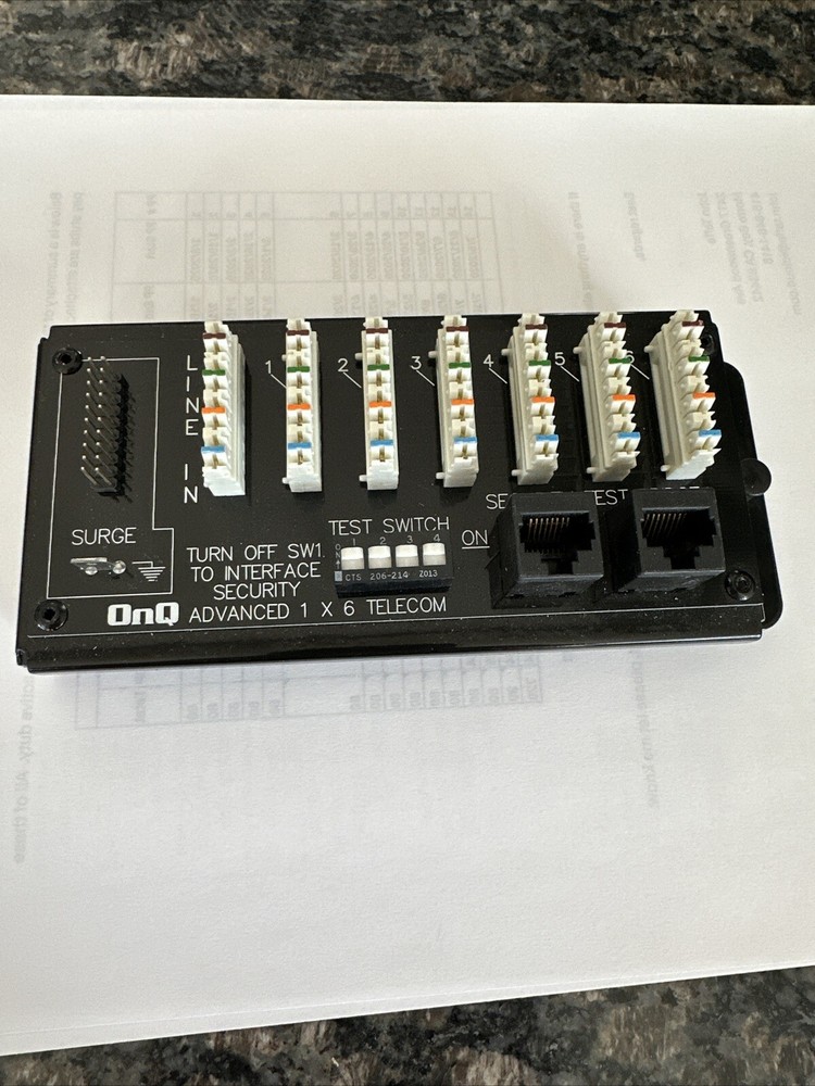 Legrand On-Q 1x6 Location Basic Telecom Phone Module (1267062-01-V1)