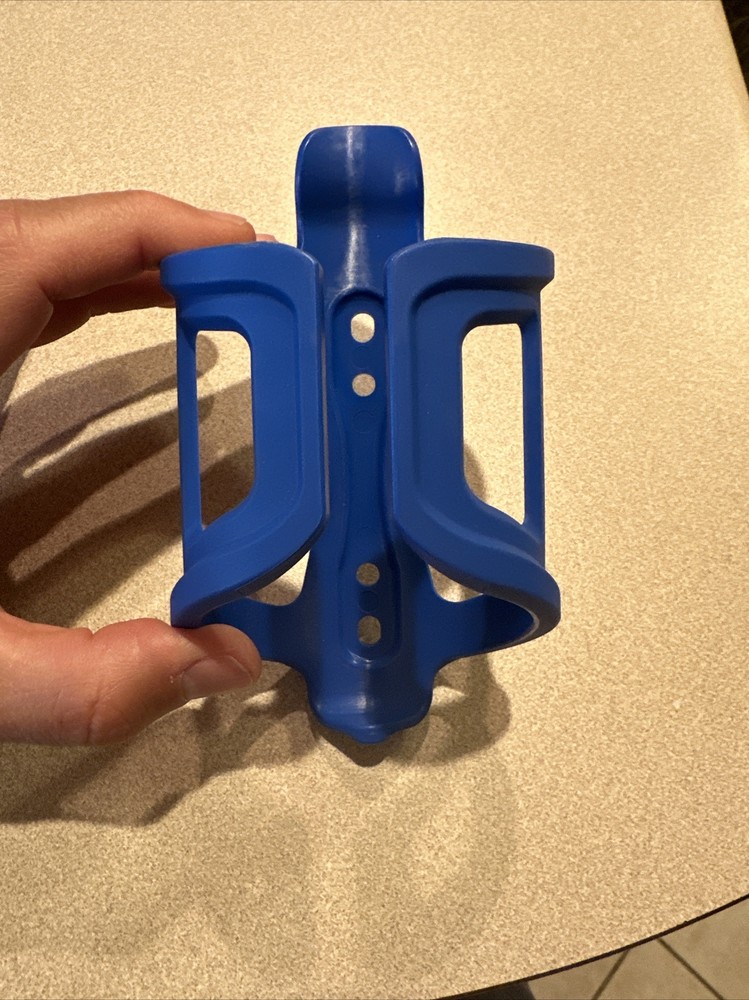 Evo Grapple Water Bottle Cage Blue, Nylon