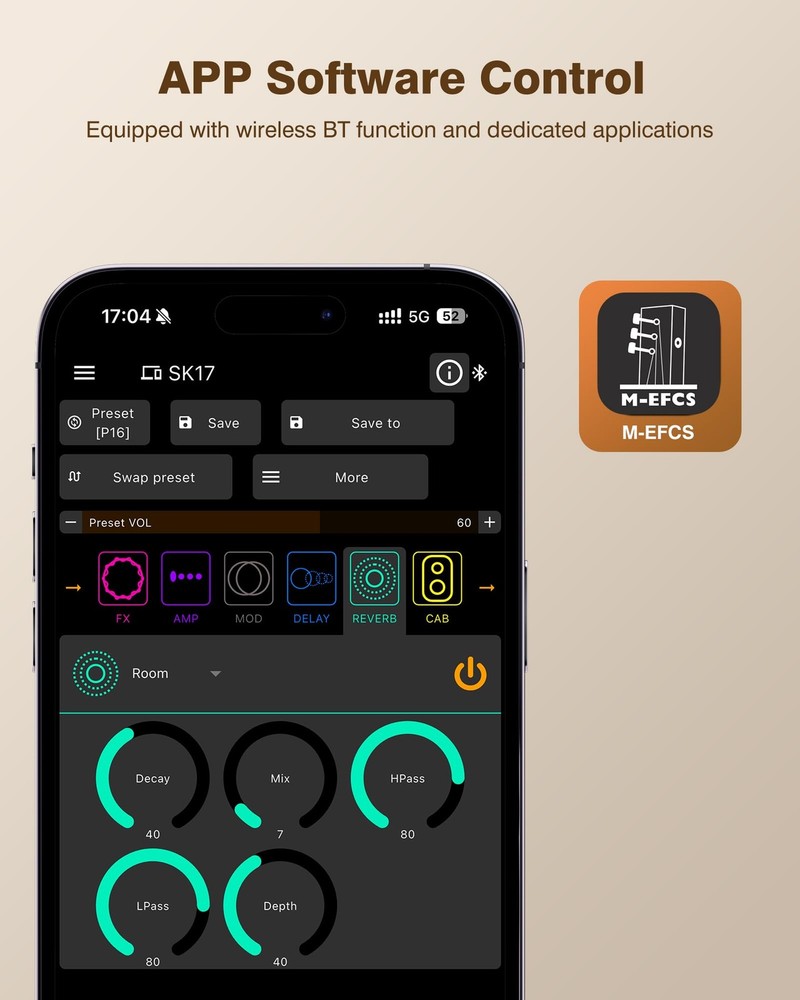 Multi Effects Guitar Processor, ANN Amp Modeling & IR Cabinet Simulation, 80 ...