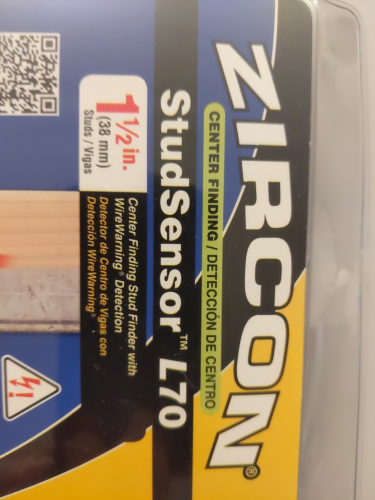 Zircon Center Finding Stud Sensor L70